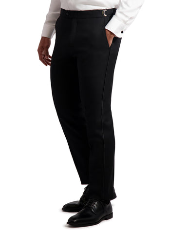 MENS ULTRA FIT FORMAL TUXEDO PANT WITH BEADED STRIPE
