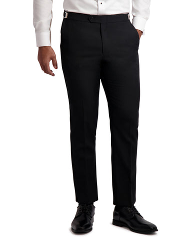 MENS SLIM FIT FORMAL TUXEDO PANT WITH BEADED STRIPE