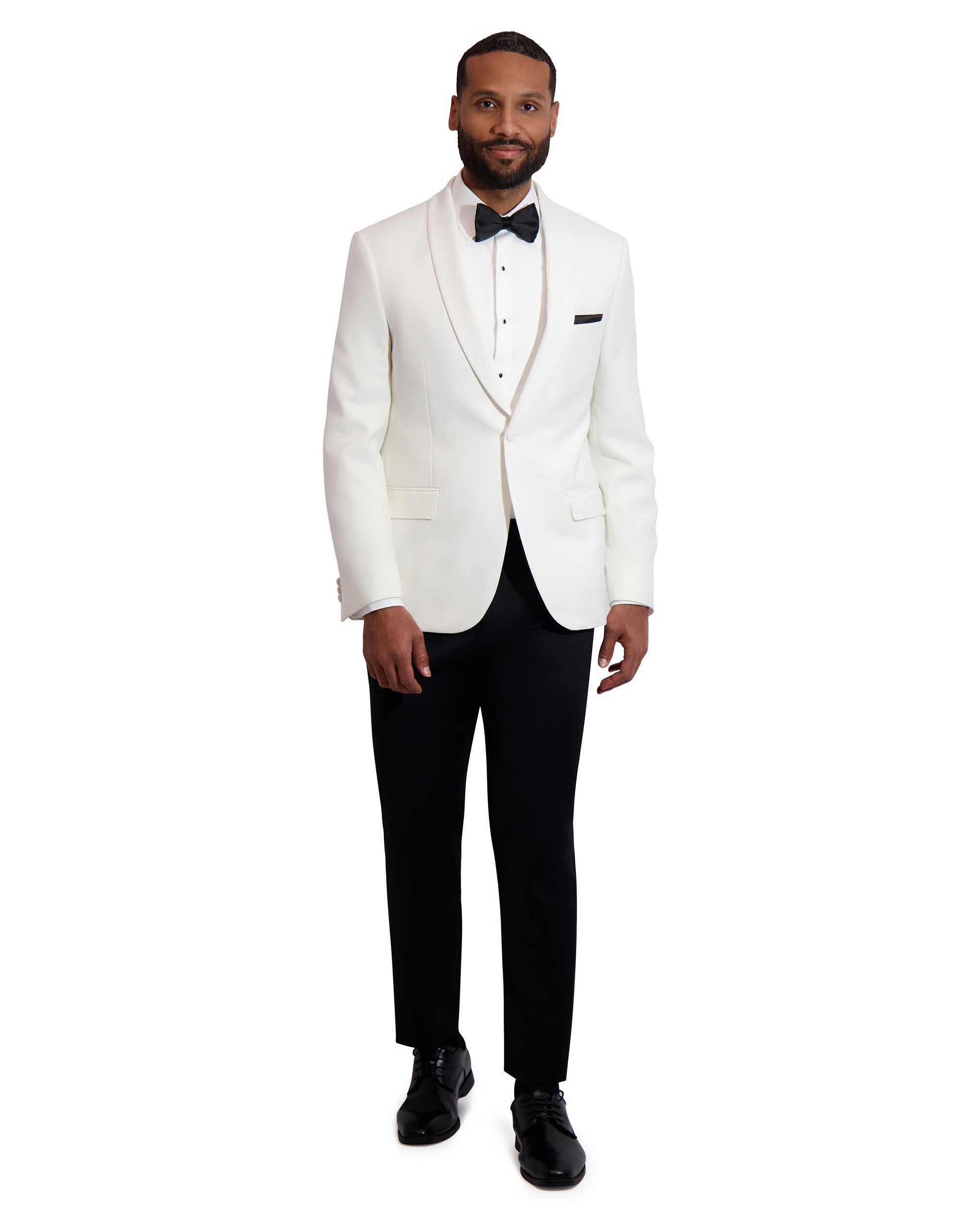 MENS SLIM FIT WHITE DINNER JACKET – Fabian Couture