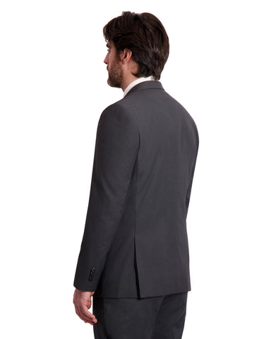 MENS "POWER STRETCH" SOLID SUIT SEPARATES - CHARCOAL