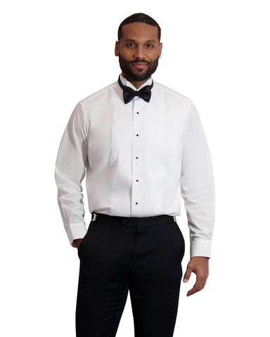 FORMAL WING COLLAR SHIRT WITH FRENCH CUFFS