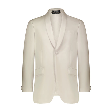 MENS IVORY SHAWL DINNER JACKET – Fabian Couture