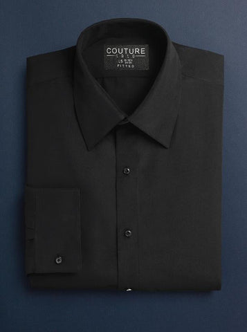 COUTURE 1910 MENS MICROFIBER NON-PLEATED SHIRT